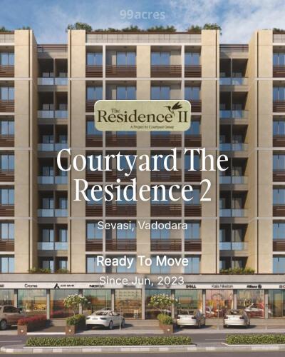 Courtyard The Residence Sevasi, Vadodara Resale Price List