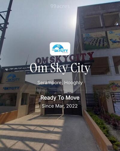 Om Sky City Serampore, Hooghly Price List Brochure, Floor Plan