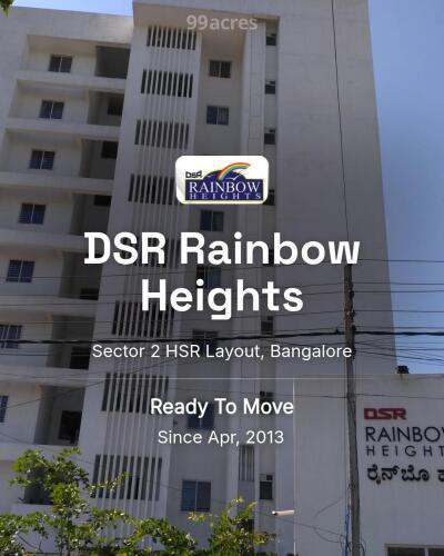 DSR Rainbow Heights Sector HSR Layout, Bangalore Price List