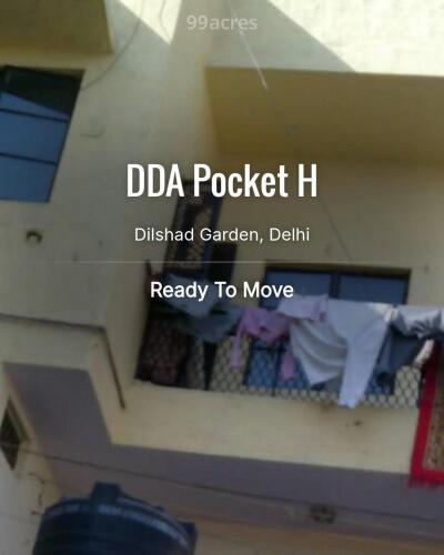 DDA Pocket H Dilshad Garden, Delhi Resale Price List, Brochure