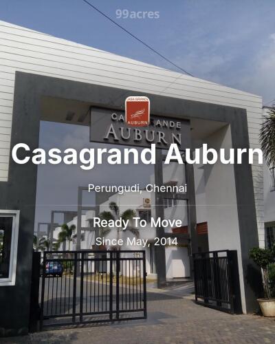 Casagrand Auburn Perungudi, Chennai Resale Price List, Brochure