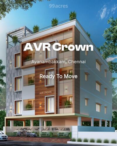 AVR Crown Ayanambakkam, Chennai Resale Price List, Brochure, Floor