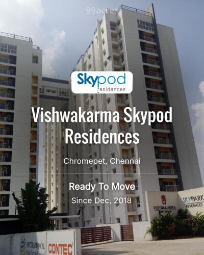 Vishwakarma Skypod Residences Chromepet, Chennai Resale Price List