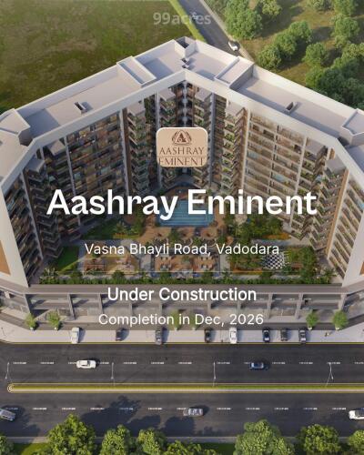 Aashray Eminent Vasna Bhayli Road, Vadodara Price List