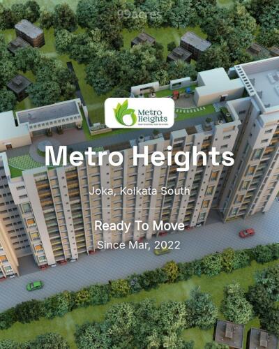 Metro Heights Joka, Kolkata South Resale Price List, Brochure