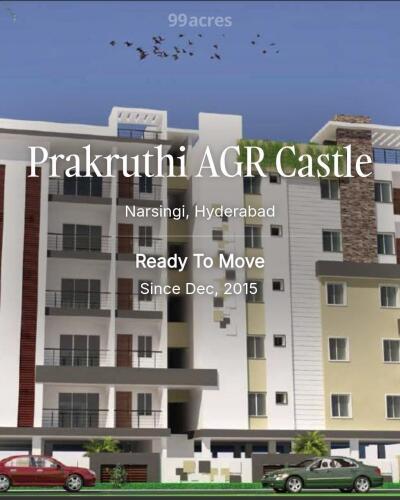 Prakruthi AGR Castle Narsingi, Hyderabad Resale Price List