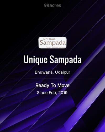Unique Sampada Bhuwana, Udaipur Resale Price List, Brochure, Floor