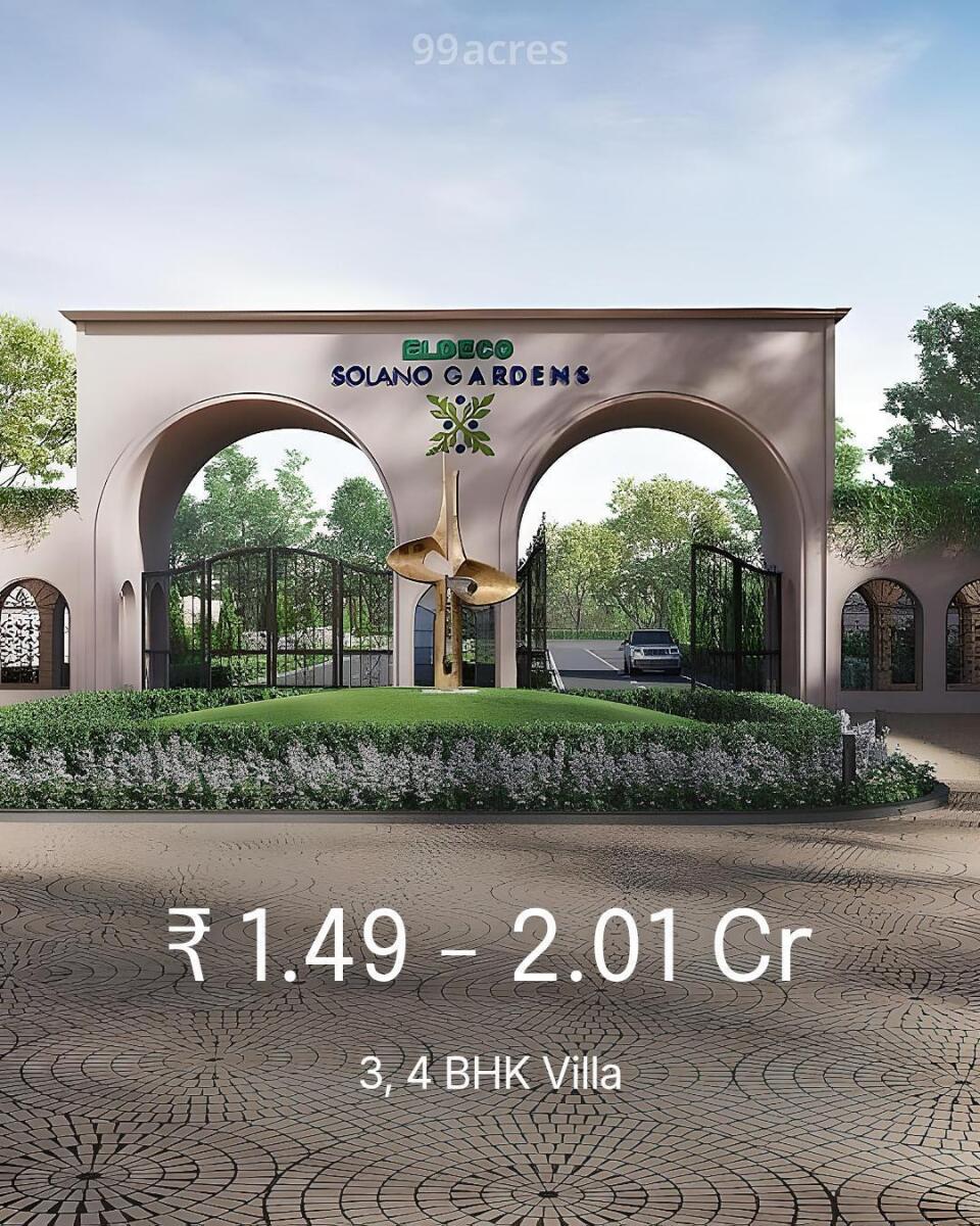 Eldeco Solano Gardens New Jail Road, Lucknow | Price List & Brochure, Floor  Plan, Location Map & Reviews