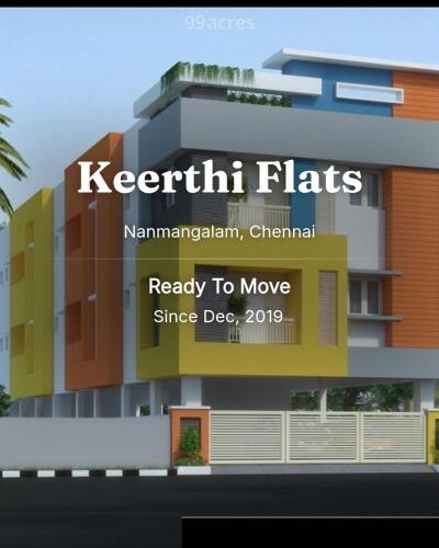 Keerthi Flats Nanmangalam, Chennai Resale Price List, Brochure