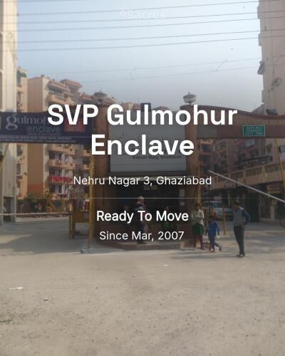 SVP Gulmohur Enclave Nehru Nagar 3, Ghaziabad Resale Price List