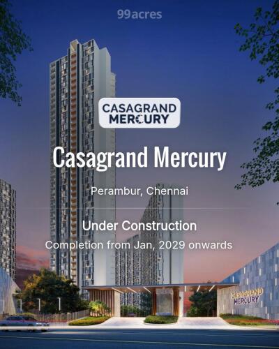 Casagrand Mercury Perambur, Chennai Price List Brochure, Floor