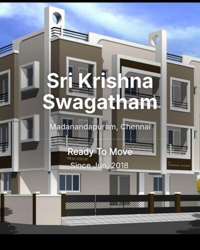 Sri Krishna Swagatham Madanandapuram, Chennai Resale Price List