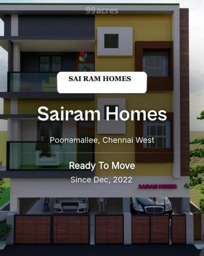 Sairam Homes Poonamallee, Chennai West Resale Price List, Brochure