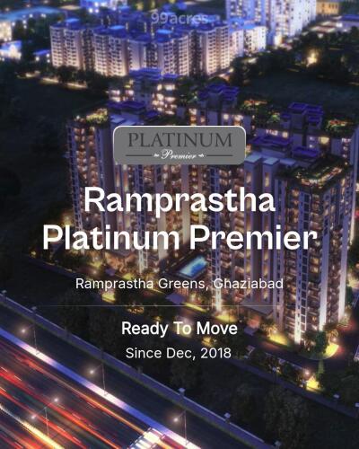 Ramprastha Platinum Premier Ramprastha Greens, Ghaziabad Resale