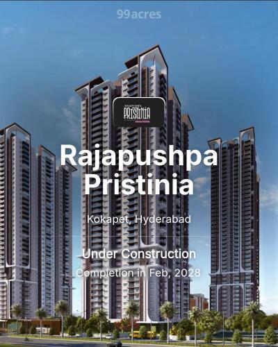 Rajapushpa Pristinia Kokapet, Hyderabad Price List Brochure