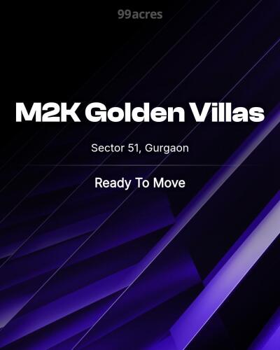 M2K Golden Villas Sector 51, Gurgaon Resale Price List, Brochure - Main Image