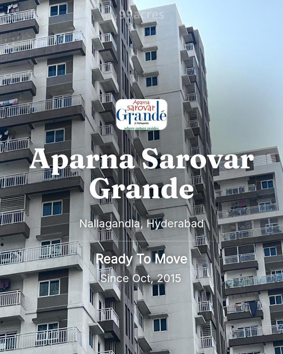Aparna Sarovar Apartments For Sale In Nallagandla Aparna
