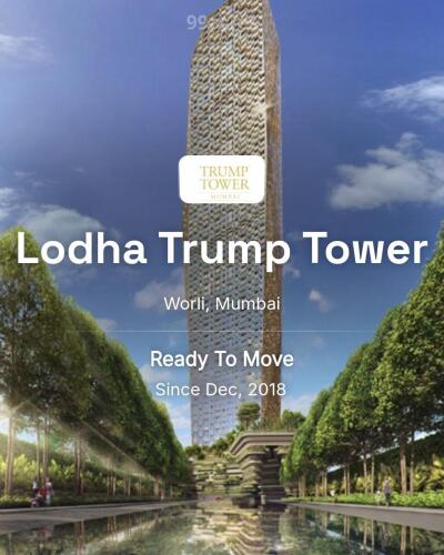 Lodha Trump Tower Worli, Mumbai Price List Brochure, Floor