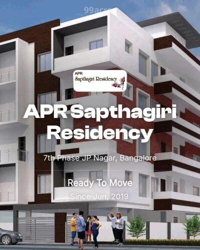 APR Sapthagiri Residency 7th Phase JP Nagar, Bangalore Resale