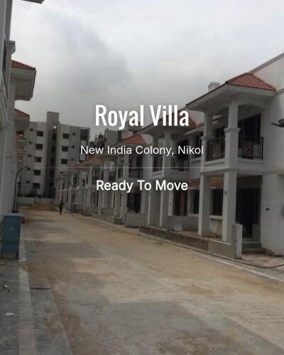 Royal Villa New India Colony, Nikol Resale Price List, Brochure