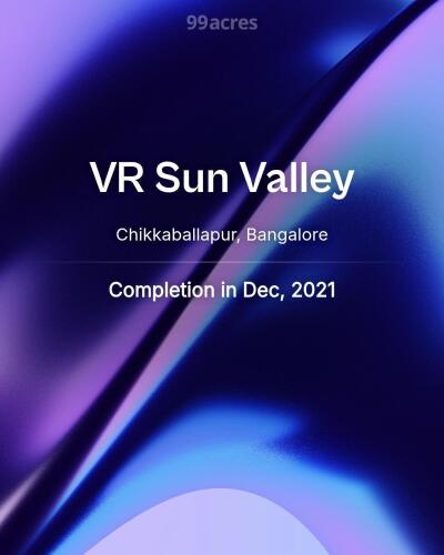VR Sun Valley Chikkaballapur, Bangalore Price List Brochure