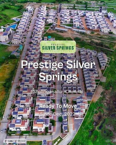 Prestige Silver Springs Sholinganallur, Chennai Price List