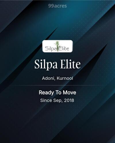 Silpa Elite Adoni, Kurnool Resale Price List, Brochure, Floor Plan