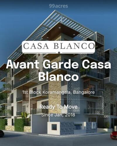 5th Block Flats For Sale In Koramangala Best Independent House For