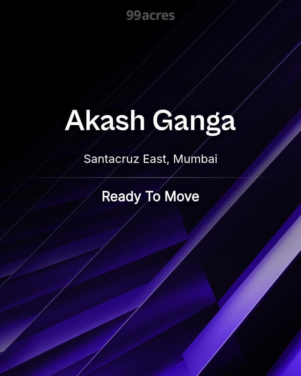 Akash Ganga Santacruz East, Mumbai Resale Price List, Brochure, Floor Plan,  Location Map & Reviews