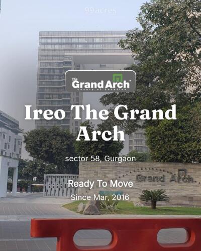 Ireo The Grand Arch sector 58, Gurgaon Price List Brochure