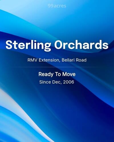 Sterling Orchards RMV Extension, Bellari Road Resale Price List