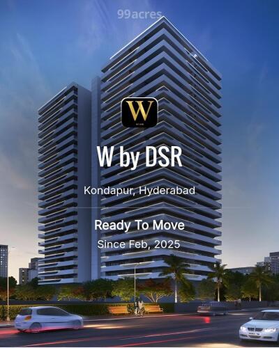 W by DSR Kondapur, Hyderabad Price List Brochure, Floor Plan