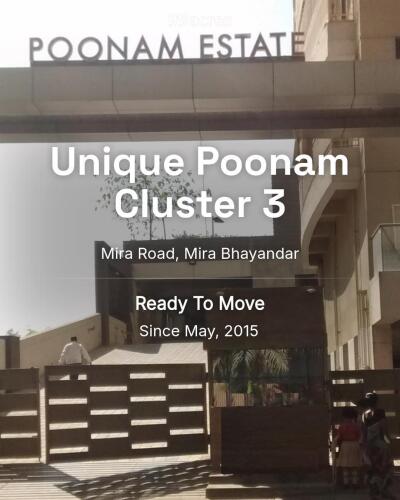 Unique Poonam Cluster Mira Road, Mira Bhayandar Price List