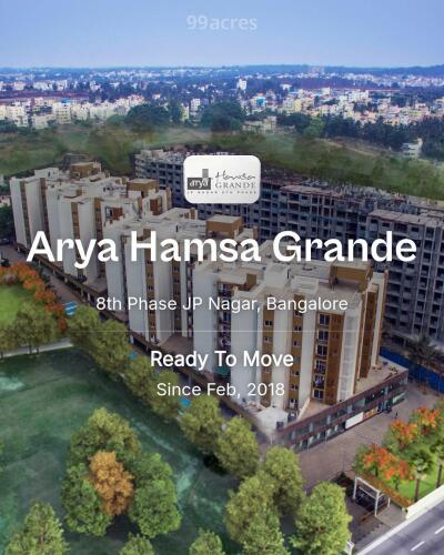 Nagar 8th Phase Flats In Jp Nagar Arya Hamsa Grande 8th Phase JP