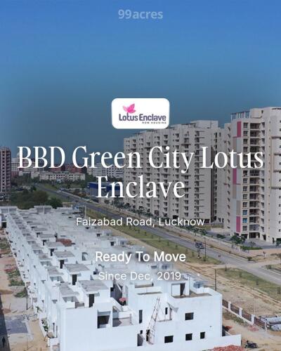 BBD Green City Lotus Enclave Faizabad Road, Lucknow Resale Price