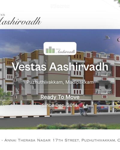 Vestas Aashirvadh Puzhuthivakkam, Madipakkam Resale Price List