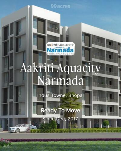 Aakriti Aquacity Narmada Indus Towne, Bhopal Resale Price List