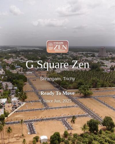 G Square Zen Srirangam, Trichy Resale Price List, Brochure, Floor