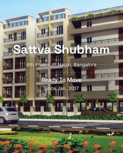 Sattva Shubham 8th Phase JP Nagar, Bangalore Resale Price List