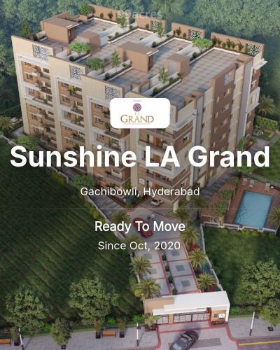 Sunshine LA Grand Gachibowli, Hyderabad Resale Price List