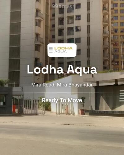 pandurang wadi lodha aqua mira road rent