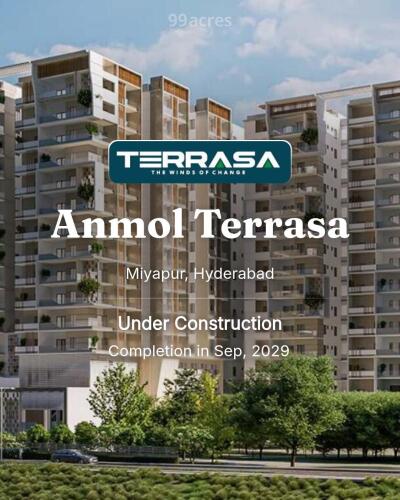 Anmol Terrasa Miyapur, Hyderabad Price List Brochure, Floor