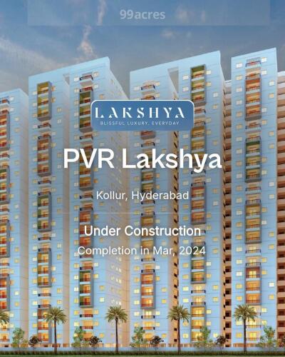 PVR Lakshya Kollur, Hyderabad Price List Brochure, Floor Plan