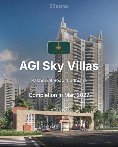 AGI Sky Villas Pakhowal Road, Ludhiana Price List Brochure