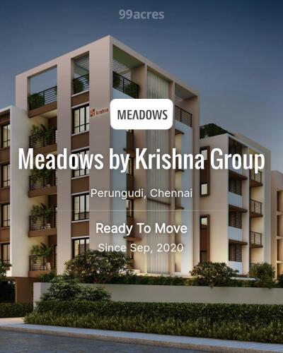 Meadows by Krishna Group Perungudi, Chennai Resale Price List