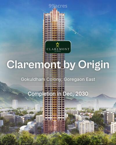 Claremont by Origin Gokuldham Colony, Goregaon East Price List