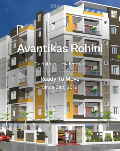 Avantikas Rohini Gachibowli, Hyderabad Resale Price List, Brochure