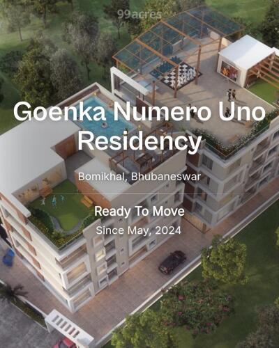 Goenka Numero Uno Residency Bomikhal, Bhubaneswar Price List