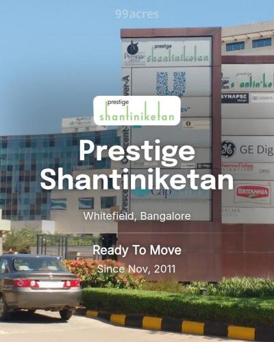 Prestige Shantiniketan Whitefield, Bangalore Price List