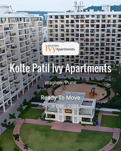 Kolte Patil Ivy Apartments Wagholi, Pune Resale Price List